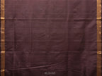 Brown Uppada Silk Handloom Saree with All Over Birds and Lotus Design - Global Threads | Grocsy
