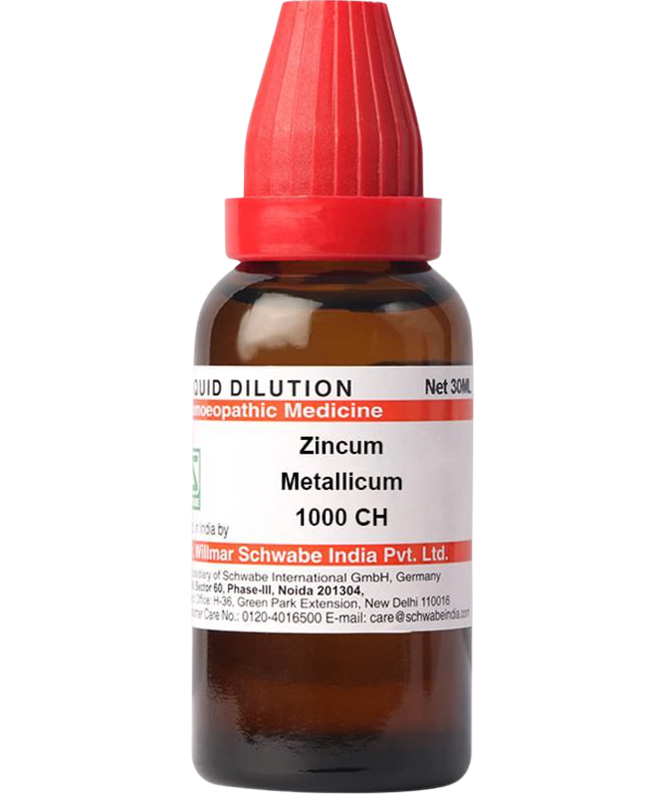 Dr. Willmar Schwabe India Zincum Metallicum Dilution | Grocsy