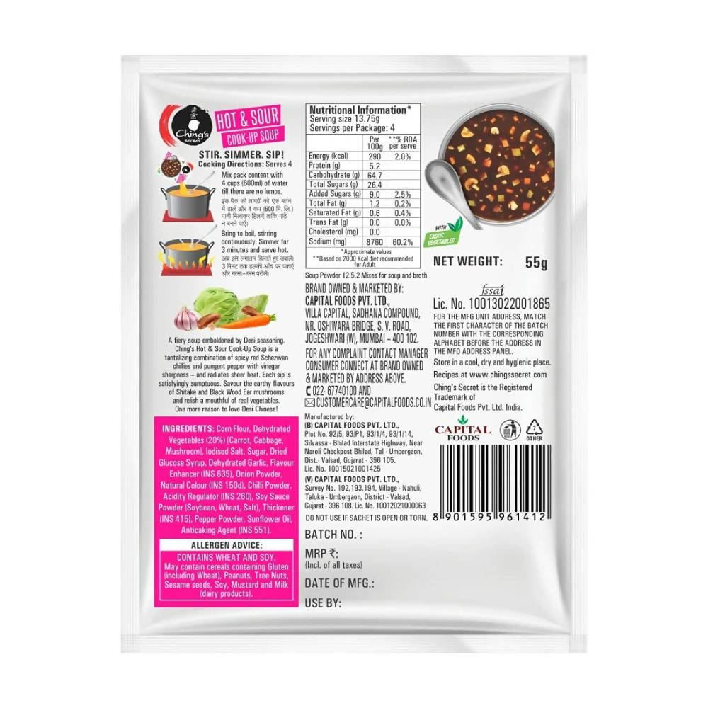 Ching's Secret Instant Hot and Sour Cook-up Soup | Grocsy