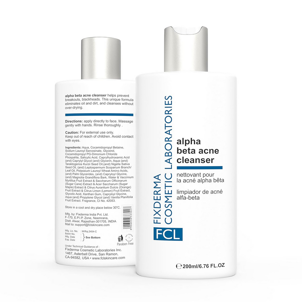 FCL Alpha Beta Acne Cleanser | Grocsy