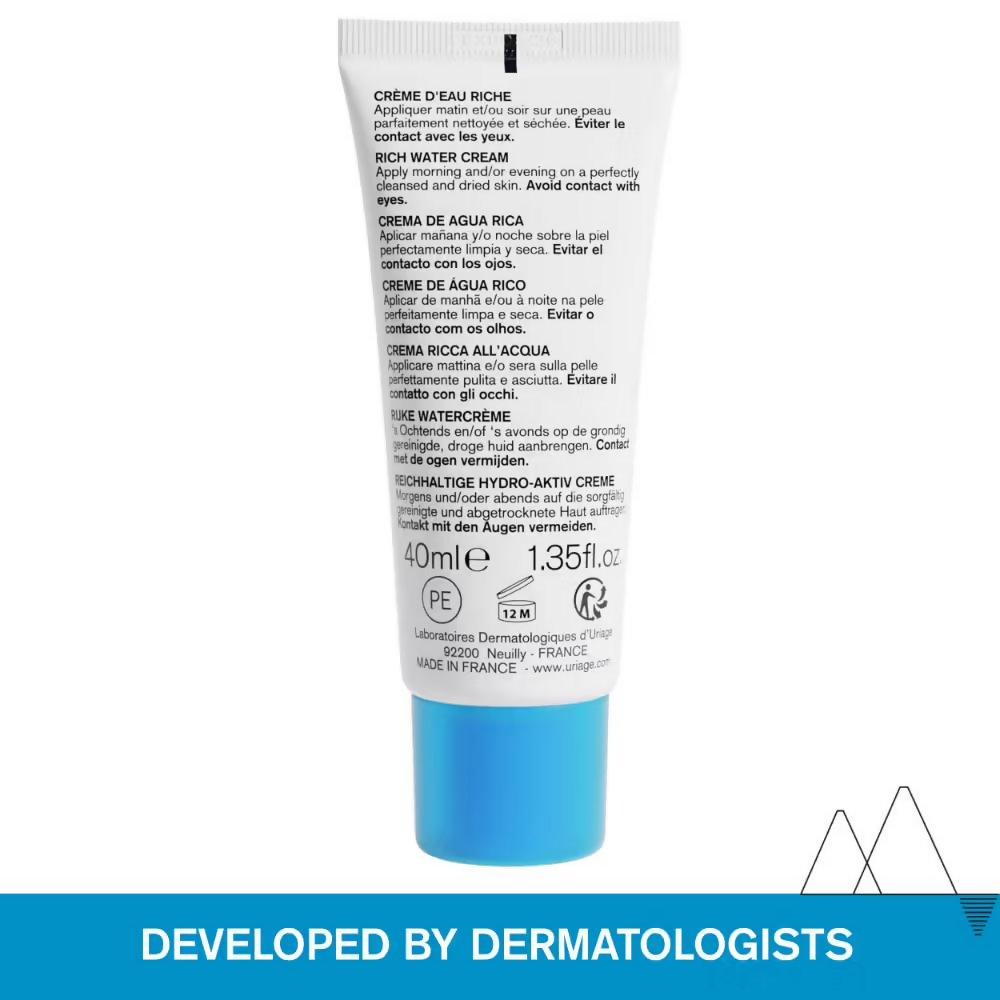 Uriage Eau Thermale Hydrating Rich Moisturizing Face Cream | Grocsy