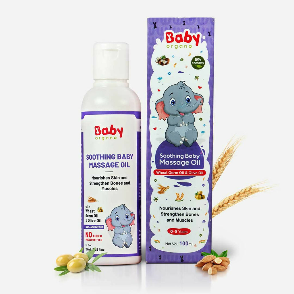 Babyorgano Soothing Baby Massage Oil | Grocsy