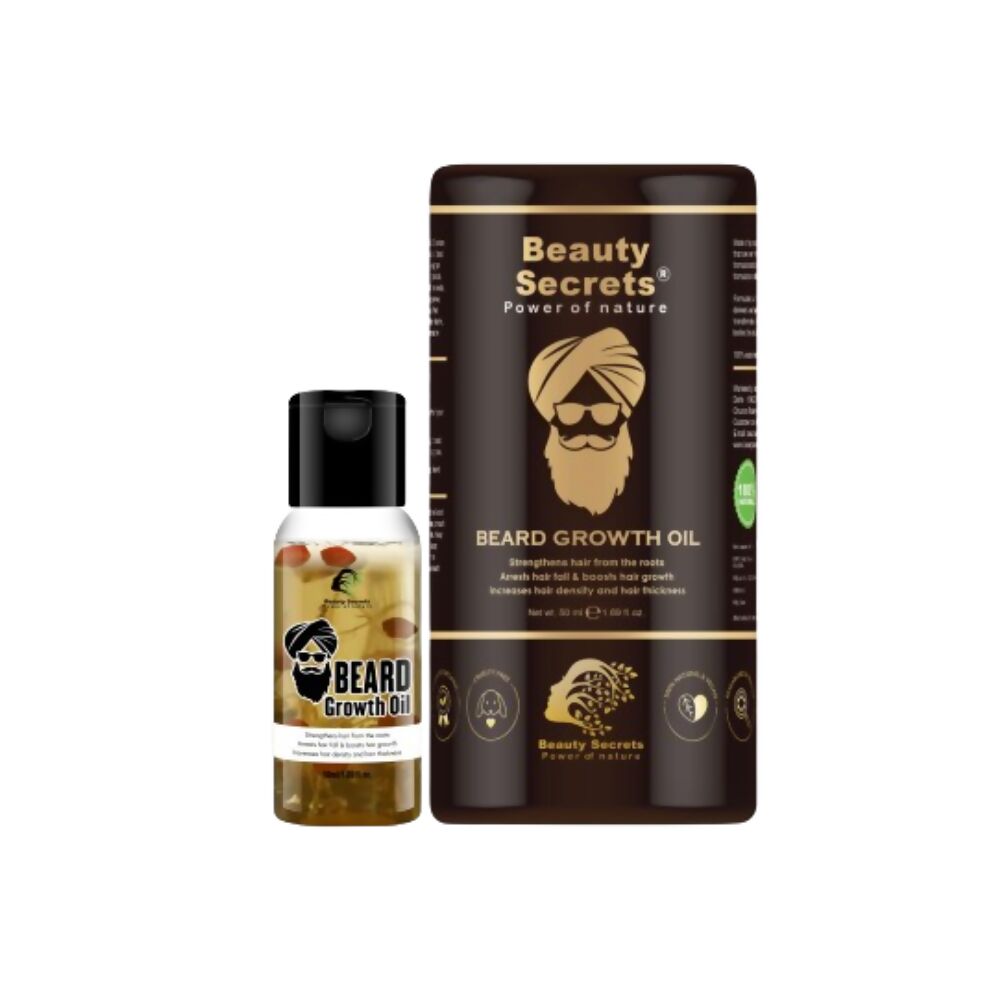 Beauty Secrets Premium Beard Growth Oil | Grocsy