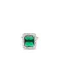 green stone ring (Green) - Ruby Raang | Grocsy