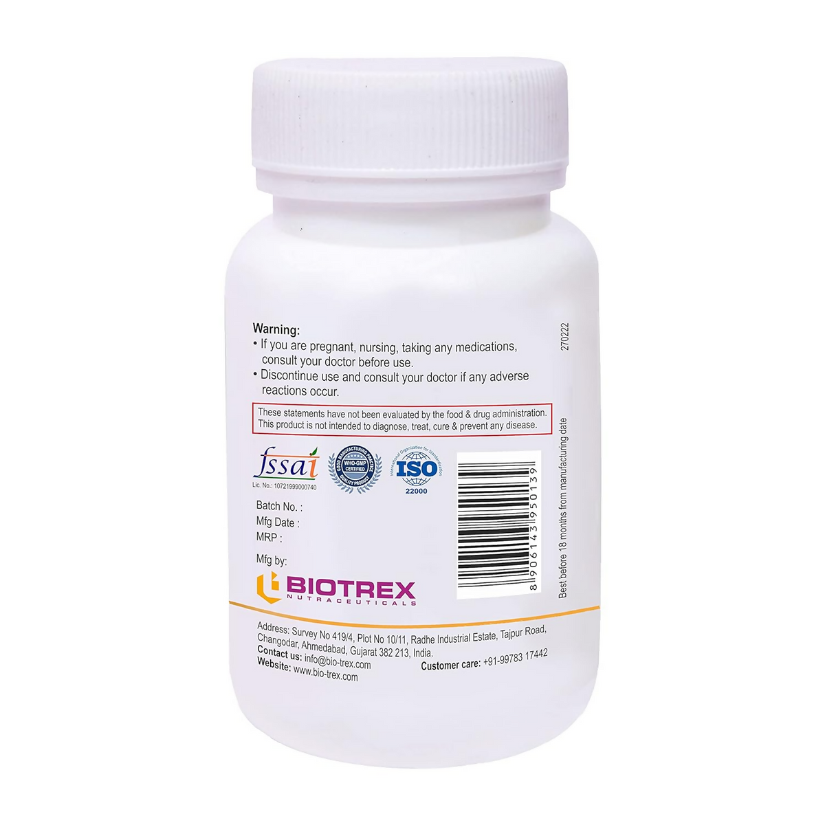 Biotrex Nutraceuticals Noni Capsules (1000mg) | Grocsy