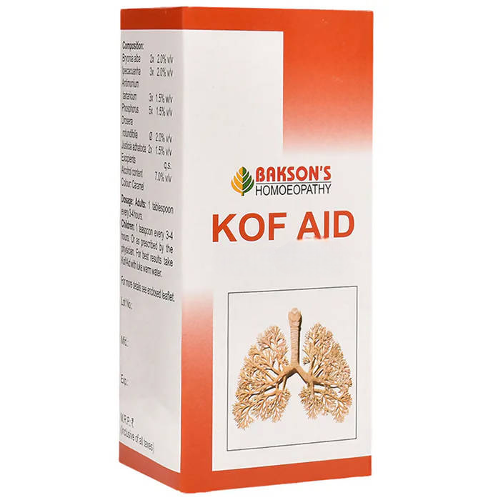 Bakson's Homeopathy Kof Aid Syrup | Grocsy