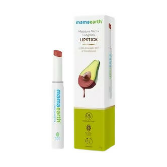 Mamaearth Moisture Matte Longstay Lipstick Citrus Nude | Grocsy