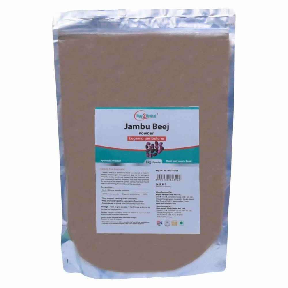 Way2herbal Organic Jambu Beej Powder | Grocsy