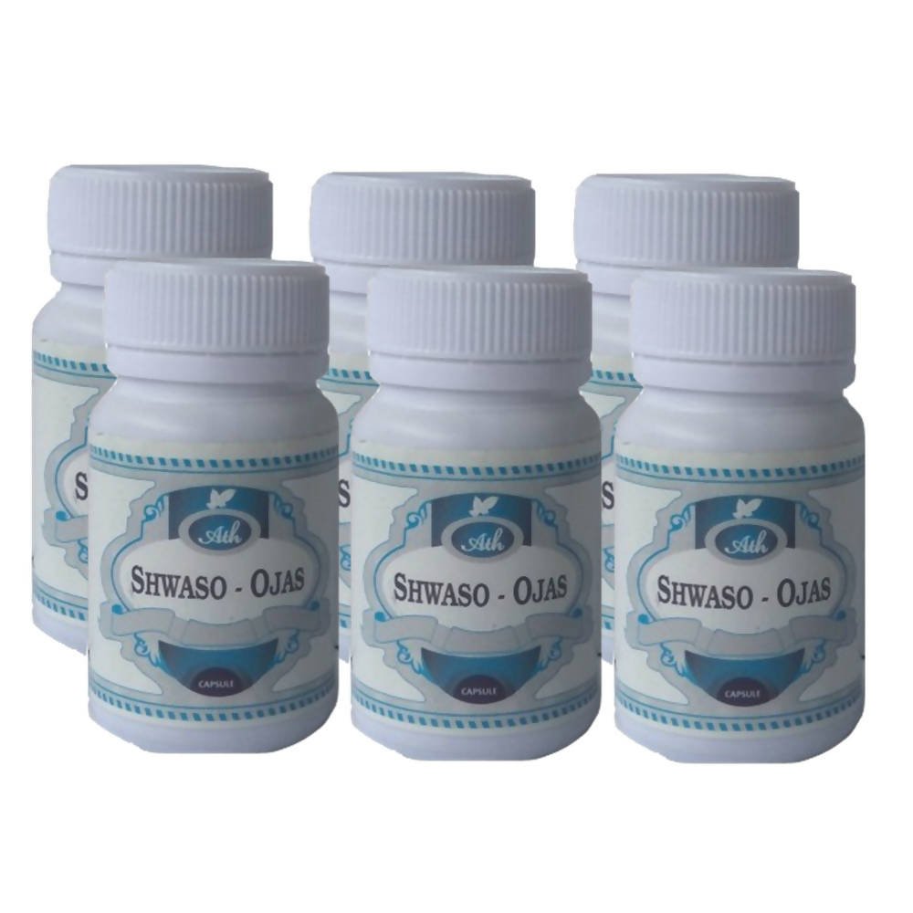 Ath Ayurdhamah Shwaso Ojas Capsules | Grocsy