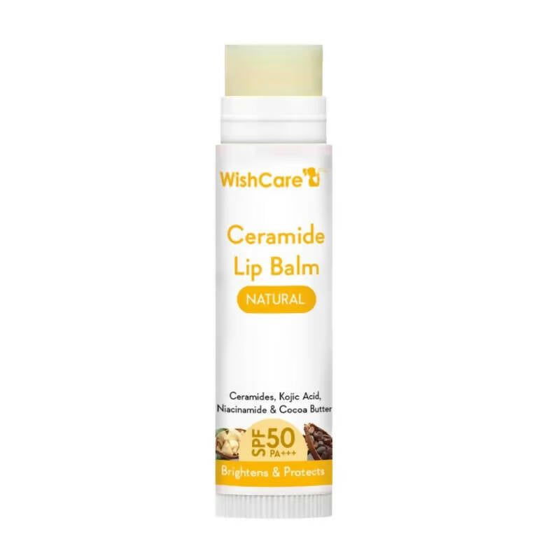 Wishcare Ceramide Lip Balm with SPF50 PA+++ - Natural | Grocsy