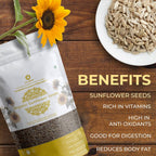 Anveshan Organic Raw Sunflower Seeds | Grocsy