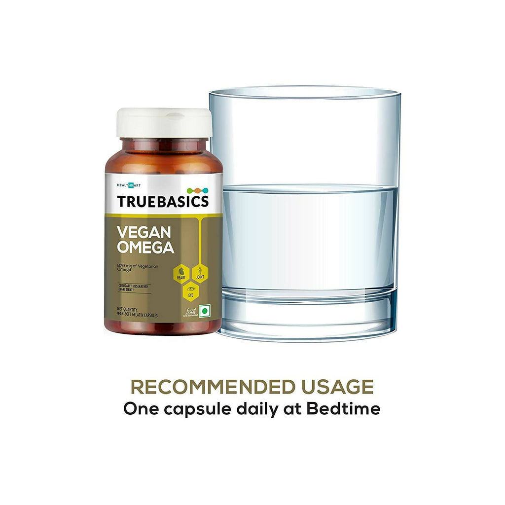 TrueBasics Vegan Omega Capsules | Grocsy