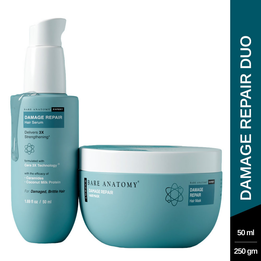 Bare Anatomy Expert Damage Repair Hair Mask & Serum Duo | Grocsy