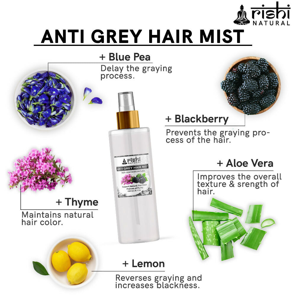 Rishi Natural Anti Grey Hair Mist | Grocsy