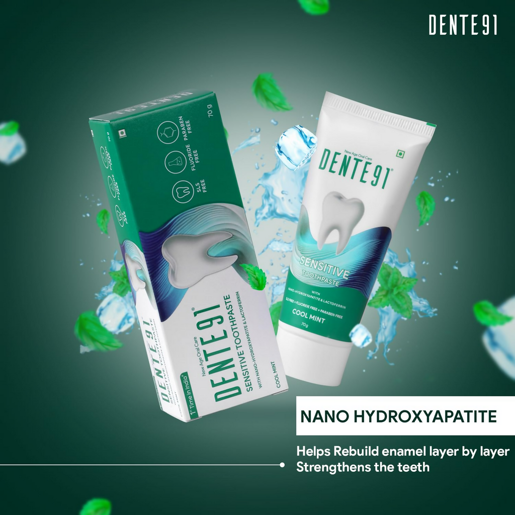 Dente91 Sensitive Toothpaste Reduces Hypersensitivity Strengthens Enamel Repairs Cavities | Grocsy