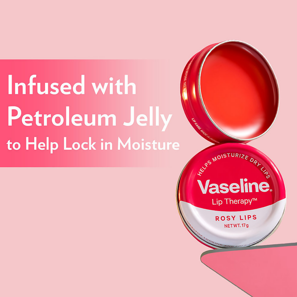Vaseline Lip Tins - Rosy Lips | Grocsy