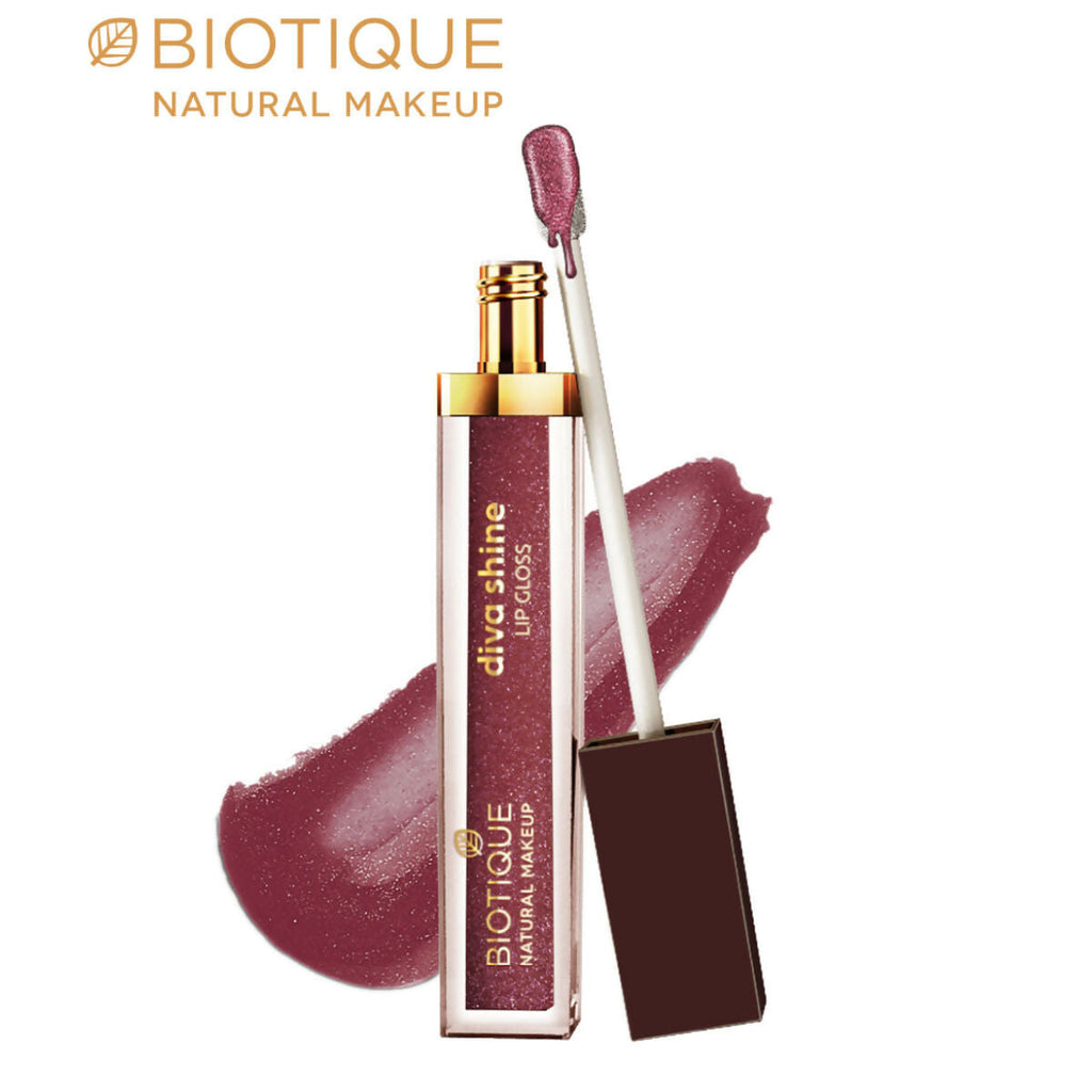 Biotique Diva Shine Lip Gloss - Sugar Pluma | Grocsy