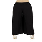 Lagi Women's Black Solid Palazzo (PLZ03A) | Grocsy