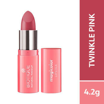 Biotique Magicolor Lipstick - Twinkle Pink | Grocsy