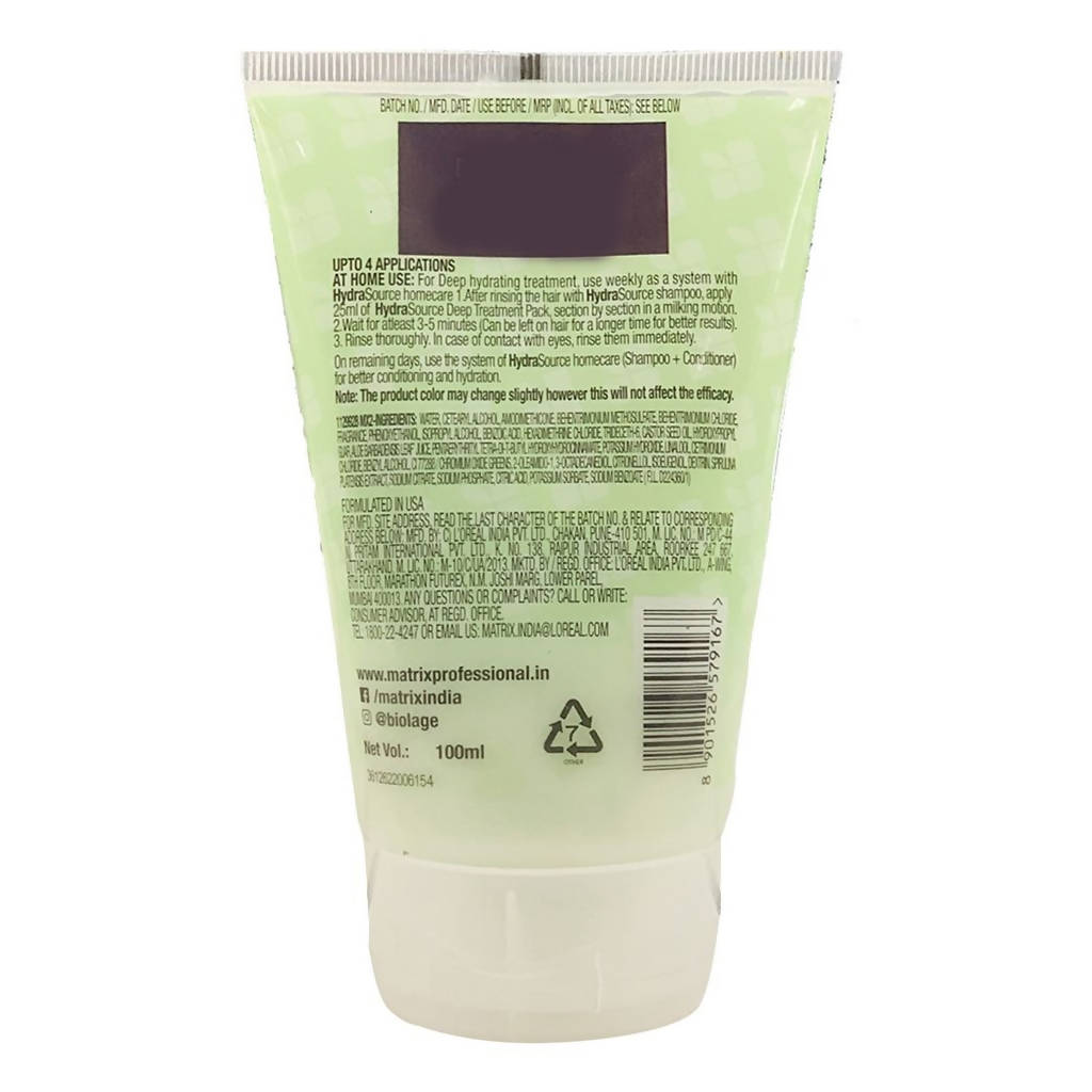 Matrix Biolage Ultra HydraSource Deep Treatment Pack for Dry Hair | Grocsy