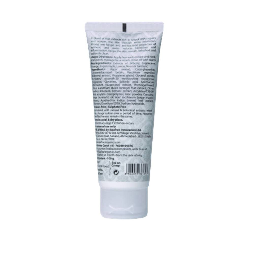 Azafran Organics Clear Skin Face Wash | Grocsy