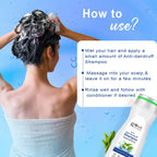 Globus Naturals Anti Dandruff Shampoo, For Dandruff and Itchy Scalp, Suitable For All Hair Types | Grocsy