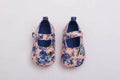 Tiny Bugs Girls Flowral Print Infants Booties - Blue | Grocsy