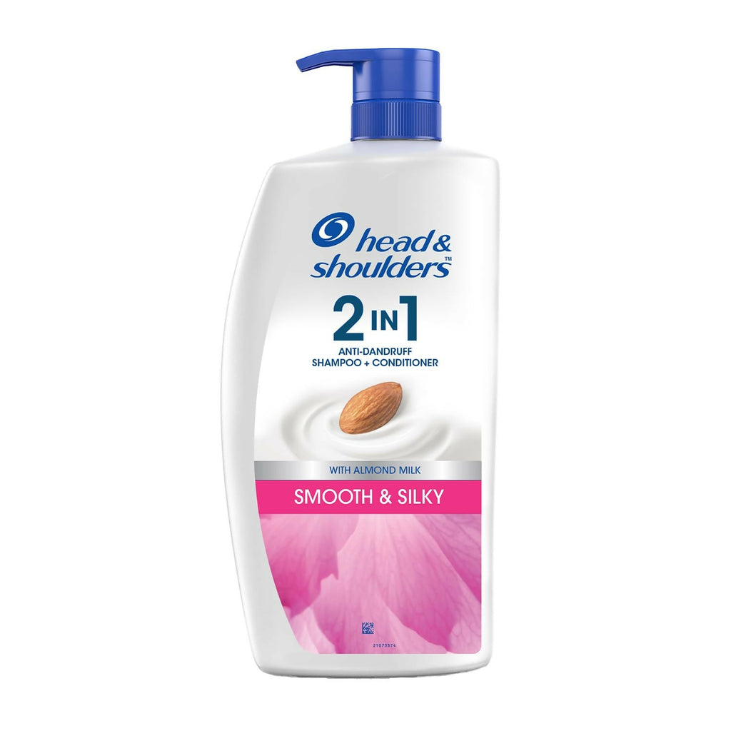 Head & Shoulders 2-in-1 Smooth and Silky Anti Dandruff Shampoo + Conditioner | Grocsy