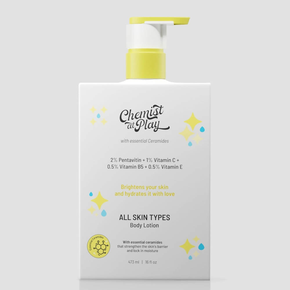 Chemist At Play All Skin Types Body Lotion, Replenishes Dry & Rough Spots of the Skin | Grocsy