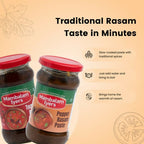 Mambalam Iyers Tomato Rasam & Pepper Rasam Paste Combo | Grocsy
