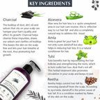 Glamveda Charcoal Shampoo Anti Dandruff & Healthy Hydration | Grocsy