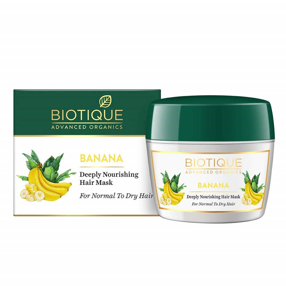 Biotique Advanced Organics Banana Deeply Nourishing Hair Mask | Grocsy