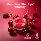 Mamaearth Cherry Moisture Therapy Lip Balm with Cherry & Vitamin E For Dry & Chapped Lips | Grocsy
