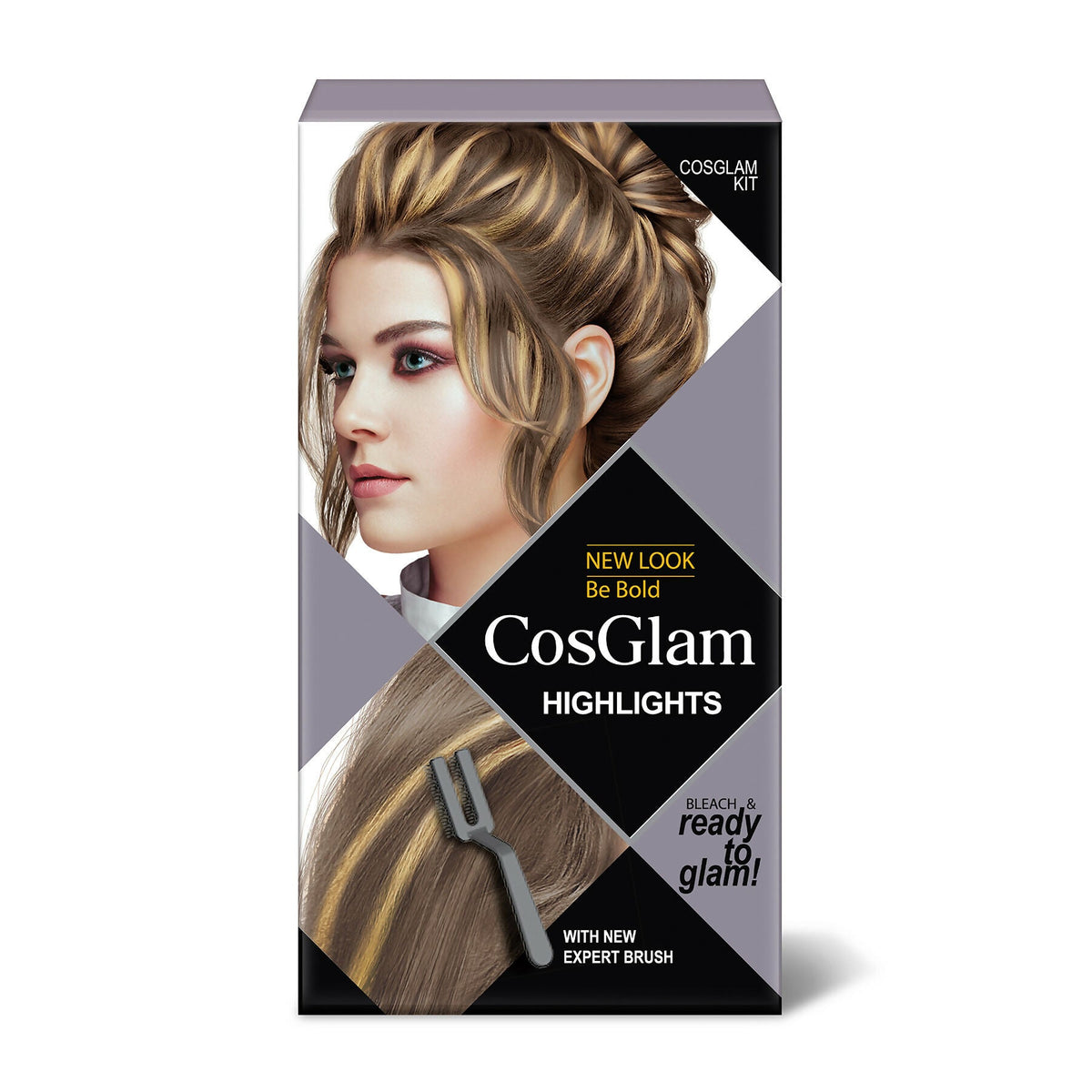 Cosglam Hair Highlights Colour for Men & Women - Hair Highlighter White | Grocsy