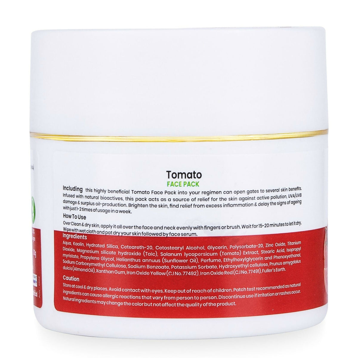 VI-JOHN Prakritik Tomato Face Pack Removes Tanning & Dead Cells Made With 100% Natural Bio Actives | Grocsy
