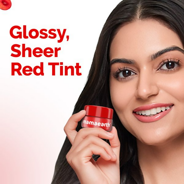 Mamaearth Cherry Moisture Therapy Lip Balm with Cherry & Vitamin E For Dry & Chapped Lips | Grocsy