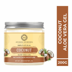 Ayusoul Ayurveda Coconut Aloe Vera Gel For Face & Body Skin Treatment | Grocsy