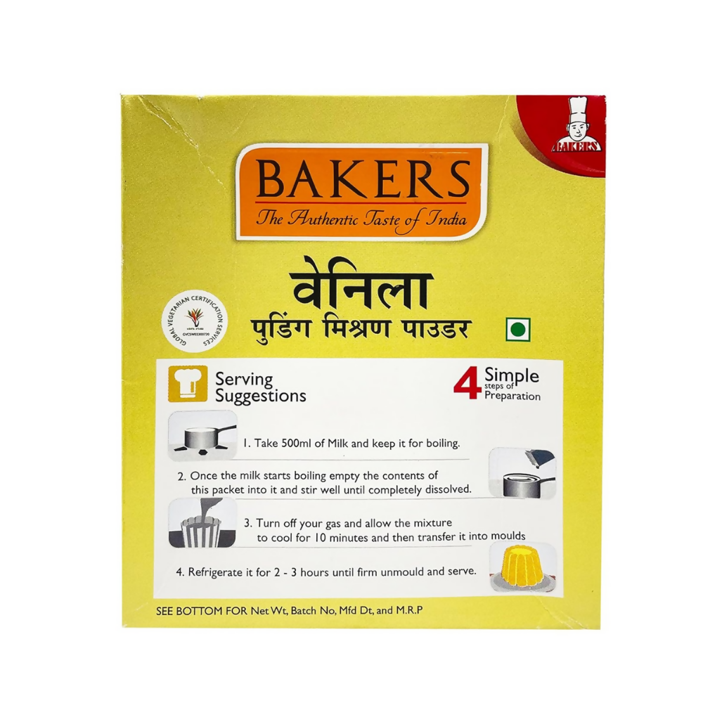 BAKERS Instant Pudding Mix - Vanilla Flavor | Grocsy