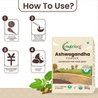 Nutriorg Certified Organic Ashwagandha Powder | Grocsy