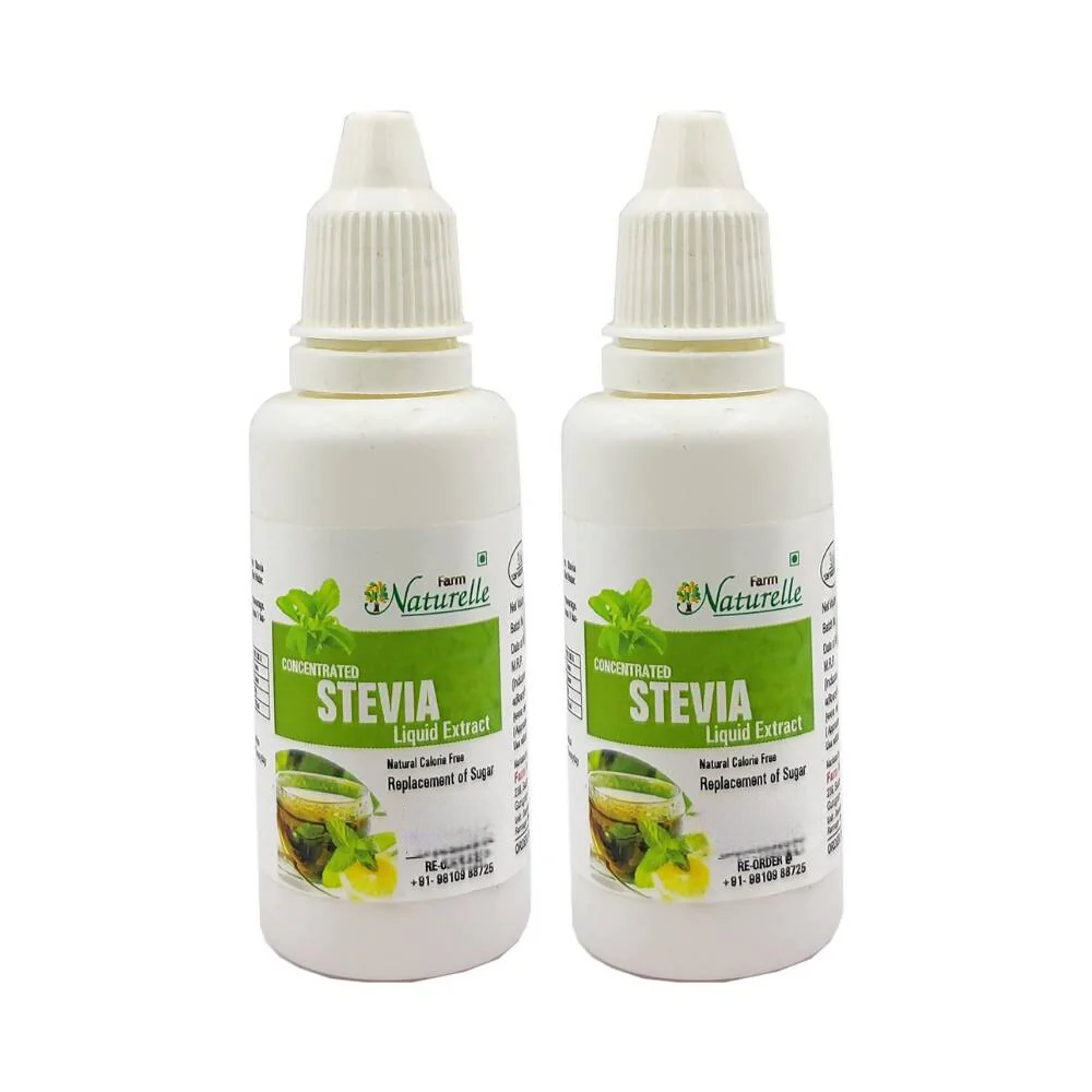 Farm Naturelle Concentrated Stevia Extract Liquid Drops | Grocsy