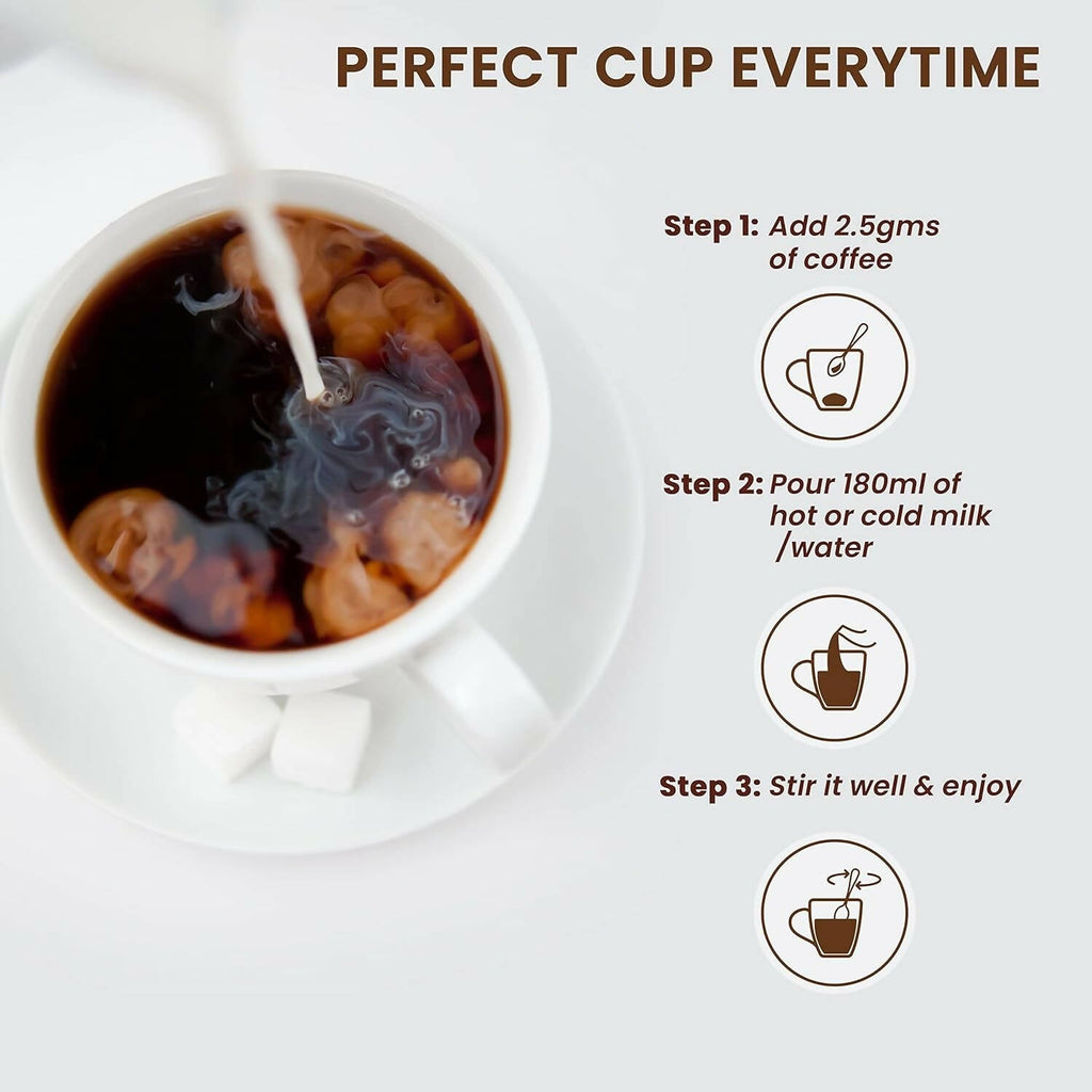 Bevzilla Classic Black Roast Strong Coffee Powder - Dark Wish | Grocsy