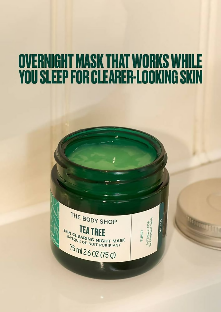 The Body Shop Tea Tree Skin Clearing Night Mask | Grocsy