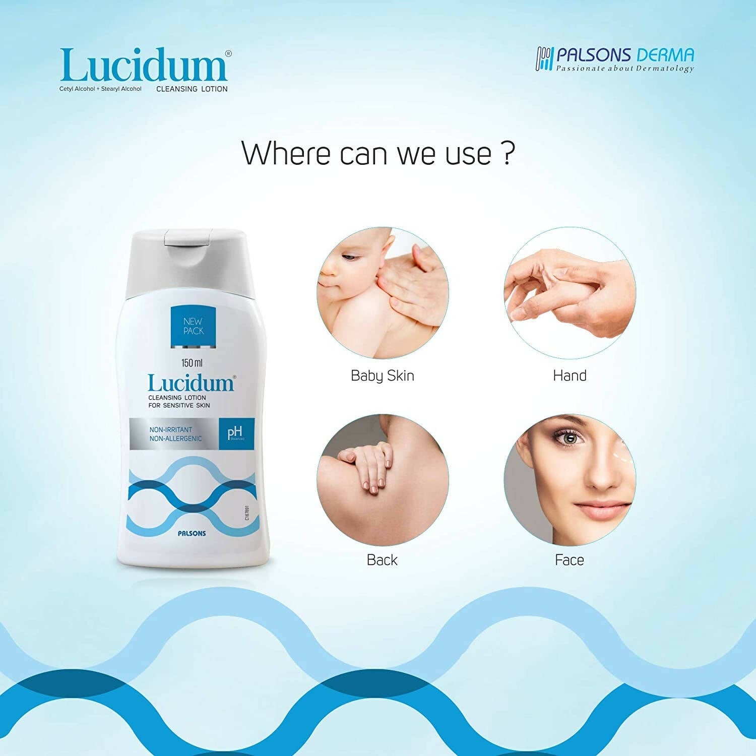 Lucidum Cleansing Lotion For Sensitive Skin | Grocsy