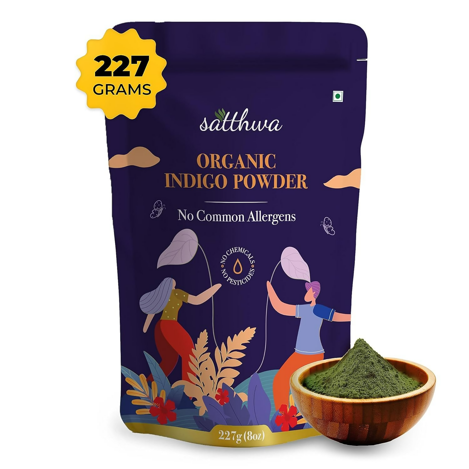 Satthwa Organic Indigo Powder | Grocsy