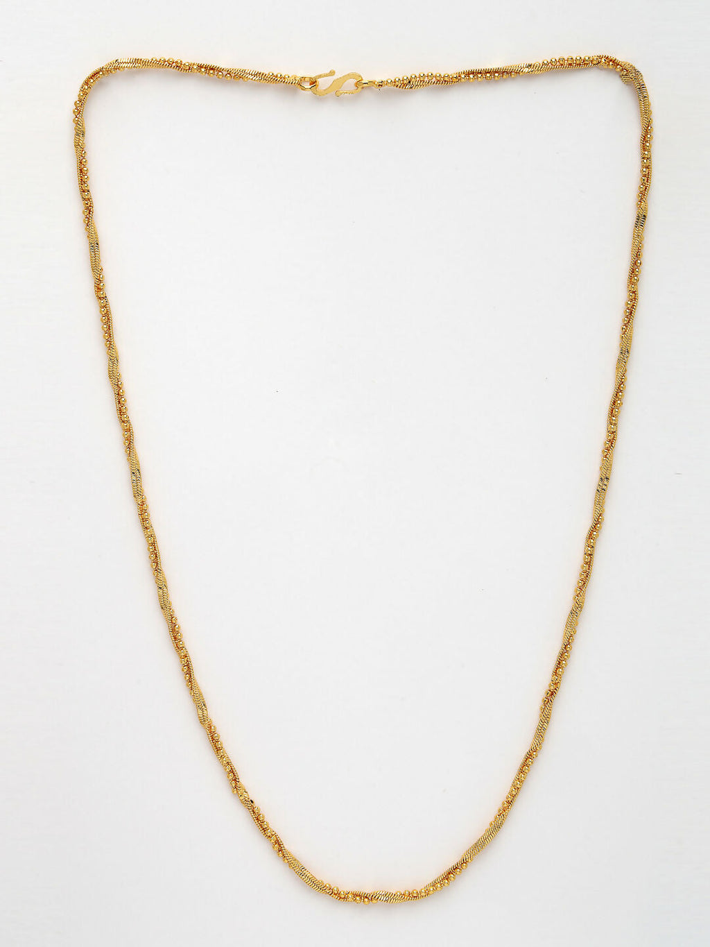 NVR Women's Gold-Polished Minimal Chain | Grocsy