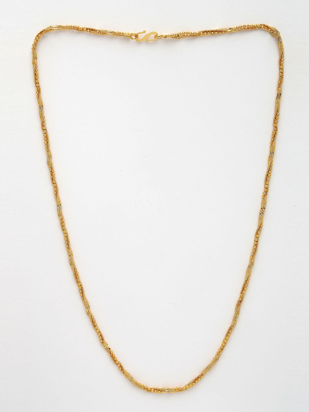 NVR Women's Gold-Polished Minimal Chain | Grocsy