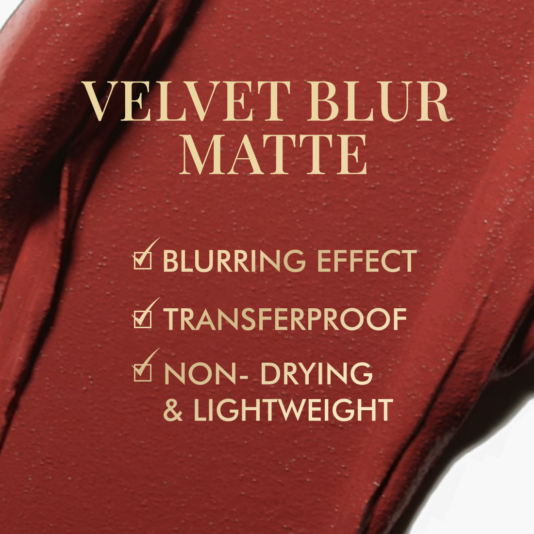mCaffeine Shades Velvet Blur Matte Liquid Lipstick 12 Hrs Stay & Lightweight - Rosewood | Grocsy
