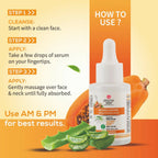 Ayouthveda Blemish Control Papaya Vera Face Serum | Grocsy