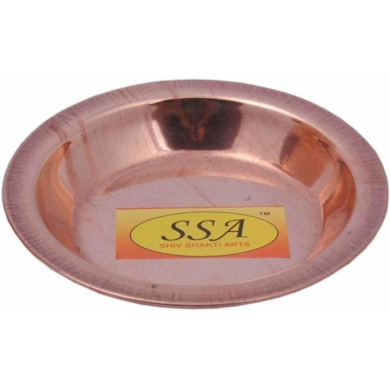Handmade Pure Copper Kalash Lota With Lid Copper Kalash  (Height: 6.5 inch, Brown) | Grocsy