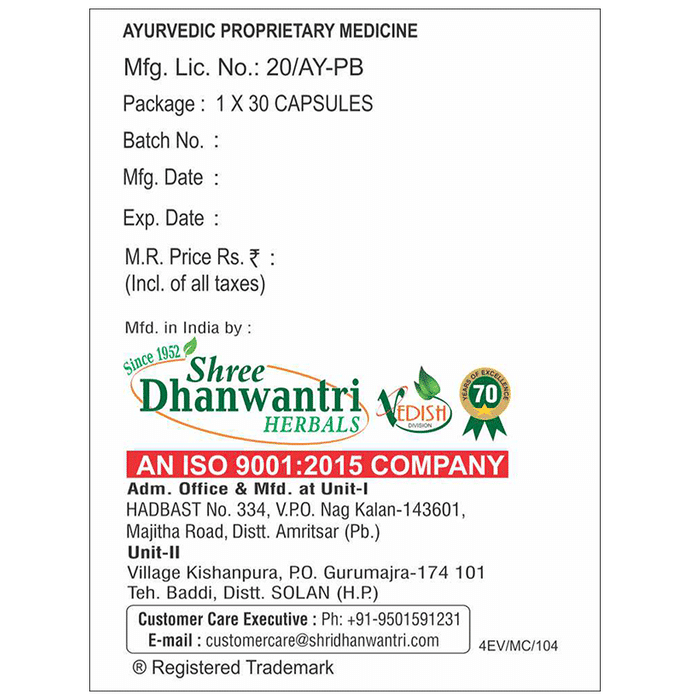 SDH Naturals 4Ever Energy Capsules | Grocsy